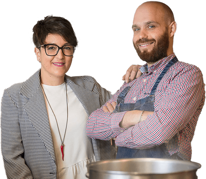 The owners of Non Solo Pasta